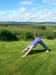 Yoga in Borve garden